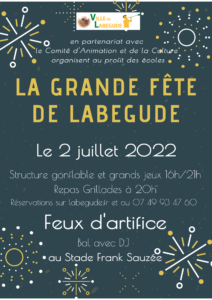 Grande fête de Labégude @ Stade Franck Sauzée