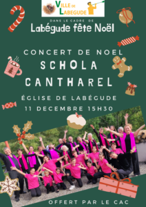 Concert Schola Cantharel @ Eglise de Labégude