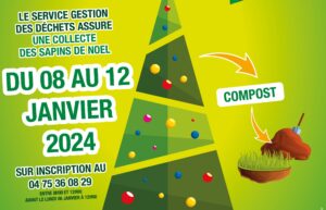 Collecte des sapins sur Labégude
