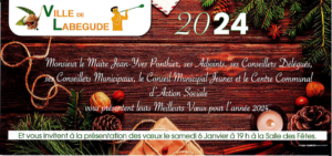 Présentation des vœux de la municipalité @ Salle des fêtes de Labégude