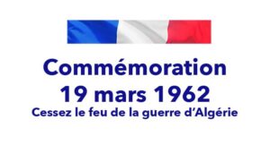 Commémoration 19 mars 1962 @ Eglise - Monument aux morts - Salle des fêtes