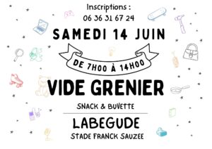 Vide Grenier @ Stade Franck Sauzée Labégude
