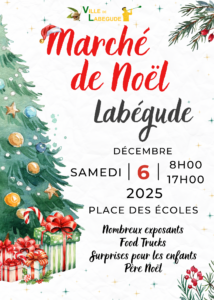 Marché de Noël @ Place des écoles - Labégude