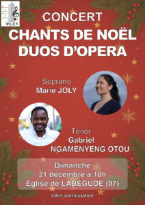 Concert de Noël @ Eglise de Labégude