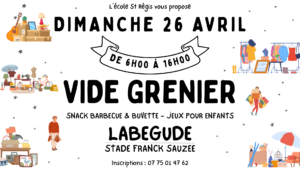Vide Grenier @ Stade Franck Sauzée