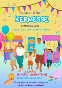 Kermesse de l’École Publique @ Stade Franck Sauzée